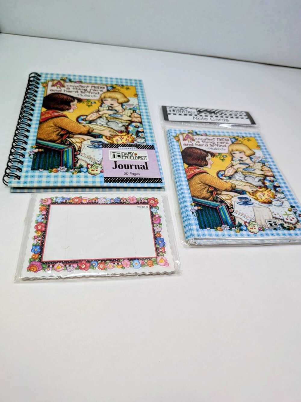 Vintage Mary Engelbreit Constant Friend Stationery Lot Journal Cards Sticky Note